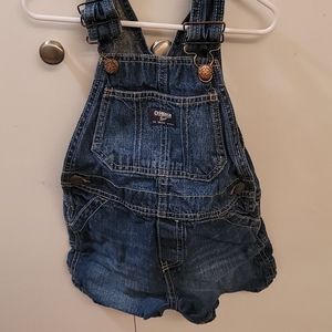 Oshkosh overalls shorts 3t